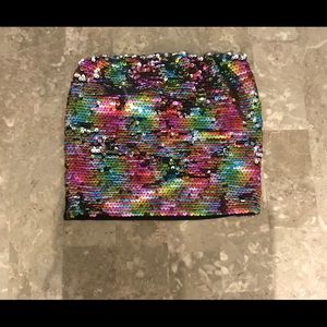 Sequin Crop Top